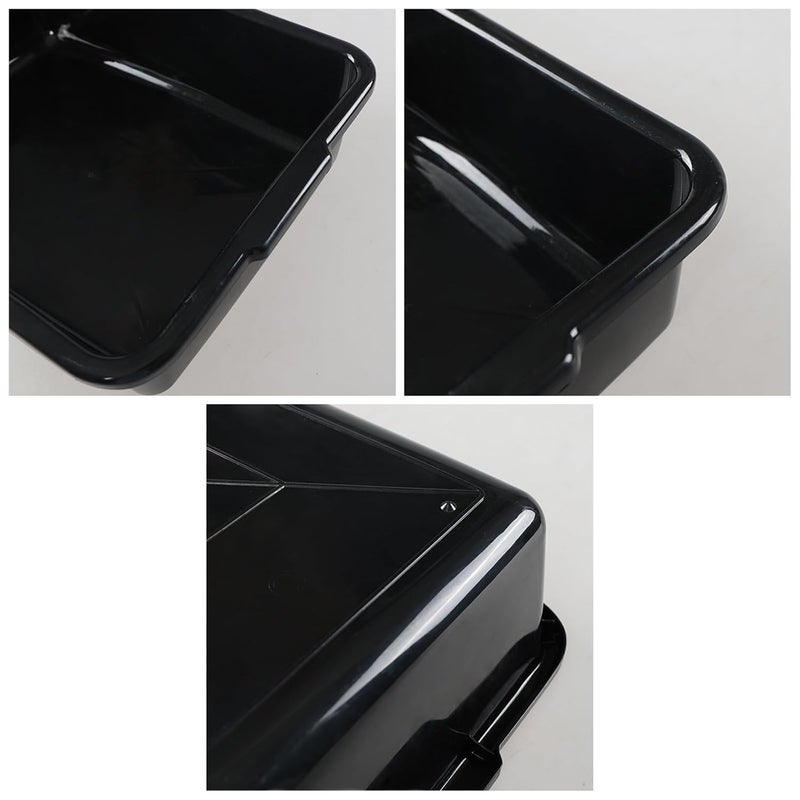 EudokkyNA 13 Liters Commercial Bus Tubs, 4 Packs Bus Tubs Box/Wash Basin Tub - Image 3